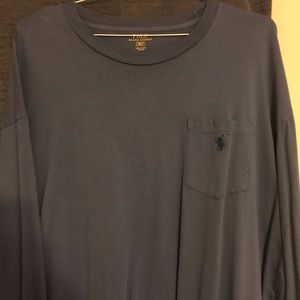 Men’s long sleeve polo t-shirt